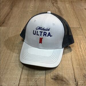 Mesh Trucker Hat - White and Black